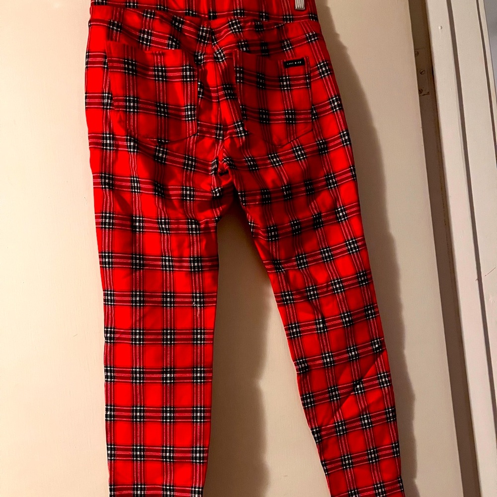 Anthropologie Jeggings, size Medium. Red